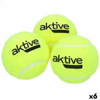 Padel Ballen Aktive 3 Onderdelen Geel 6 Stuks - thumbnail
