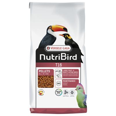 Nutribird T16 voor grote vruchten- en insectenetende vogels 10 kg
