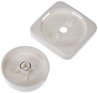 Busch-Jaeger 2CKA001753A6158 Schakelklok Afdekking Reflex SI Zuiver wit (RAL 9010), Wit 1 stuk(s) - thumbnail