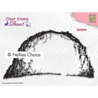 Nellie's Choice • silhouet clear stempels silhouet spring floral bow - thumbnail