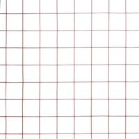 Kippengaas 25x1,5 m staal met PVC coating rood - thumbnail