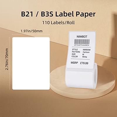 NIIMBOT A2A18918301 Wit 110 stuk(s) Prijslabels, Naametiketten - thumbnail