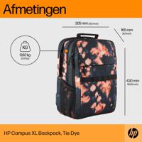 HP Campus XL Laptoprugzak Geschikt voor max. (laptop): 40,9 cm (16,1) Baltic Blue, Lichtoranje - thumbnail