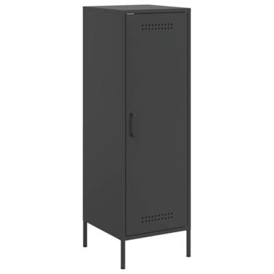 Hoge kast 36x39x113 cm staal zwart Hoge kast 36x39x113 cm staal zwart