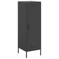 Hoge kast 36x39x113 cm staal zwart - thumbnail