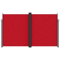 Windscherm uittrekbaar 200x1000 cm rood - thumbnail