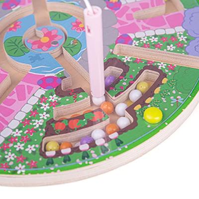 Bigjigs magnetische doolhof spel bloementuin