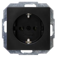 Kopp 923550080 Wandcontactdoos Inzetstuk Paris Zwart (mat) 1 stuk(s) - thumbnail