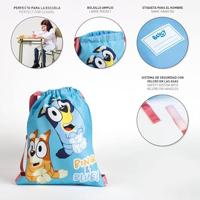 Rugtas met Koordjes Bluey Blauw 27 x 33 cm - thumbnail