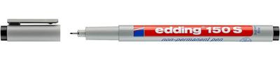 Edding Foliestift 150 S non-permanent pen 4-150001 Zwart Edding Foliestift 150 S non-permanent pen 4-150001 Zwart