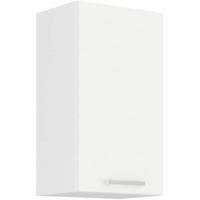 ATLAS Hoge kast met 1 deur - Wit decor - L 40cm - thumbnail