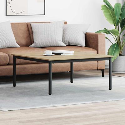 Salontafel Sonoma 100 x 100 x 45 cm Bewerkt hout