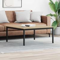 Salontafel Sonoma 100 x 100 x 45 cm Bewerkt hout - thumbnail