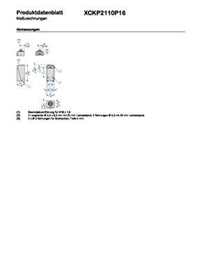 Telemecanique XCKP2110P16 XCKP2110P16 Eindschakelaar Rolplunjer IP66/IP67 1 stuk(s)
