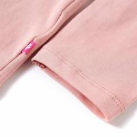 Kindershirt met lange mouwen hert en konijnenprint 92 roze - thumbnail