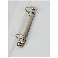 Q-CONNECT ringmap, PP, 2 ringen, 25 mm, transparant - thumbnail