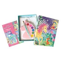 Dam Magical unicorns water aquarellen - thumbnail