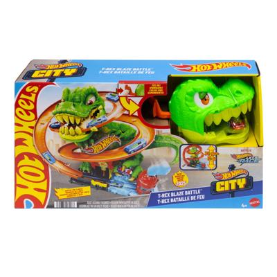 Hot Wheels City T-Rex Brandweerkazerne Hot Wheels City T-Rex Brandweerkazerne