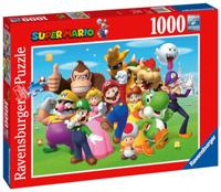 Ravensburger puzzel super mario - legpuzzel - 1000 stukjes - thumbnail
