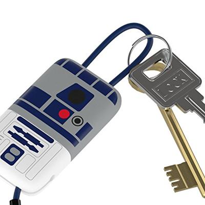 Tribe Star Wars USB naar Lightning Sync & Charge Kabel voor Apple iPhone (Apple MFi gecertificeerd), 22 cm - R2D2
