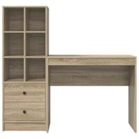 Bureau met lade 2 pcs Sonoma Eiken - thumbnail