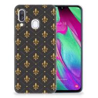 Samsung Galaxy A40 | TPU bumper | Franse Lelie - thumbnail