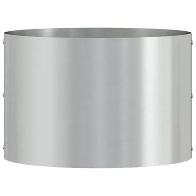 VidaXL Plantenring zilver 30 x 30 x 20 cm gegalvaniseerd staal VidaXL Plantenring zilver 30 x 30 x 20 cm gegalvaniseerd staal