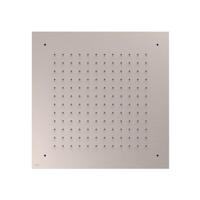 Hoofddouche Tres Plafond 38x38 cm Vierkant Patroon Staal - thumbnail