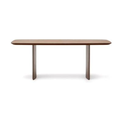 Kave Home Litto eettafel 200x100 cm walnoot