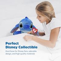 TY beanie babies disney knuffel stitch 15 cm + geluid - thumbnail