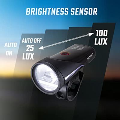 Sigma Verlichtingset aura 100 usb koplamp + blaze link achterlicht - thumbnail