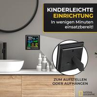NATIONAL GEOGRAPHIC VA kleuren weerstation 4 meetbereiken zwart - thumbnail