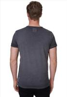 RustyNeal - Heren T-shirt - Shirt - Antraciet - Opdruk - thumbnail