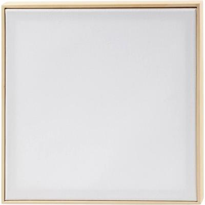 Creativ Company Gespannen canvas met lijst, afm 30x30 cm, 280 gr, wit, 1 stuk Creativ Company Gespannen canvas met lijst, afm 30x30 cm, 280 gr, wit, 1 stuk
