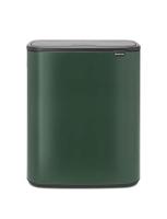 Brabantia Bo Touch Bin afvalemmer 60 liter met kunststof binnenemmer - Pine Green - thumbnail