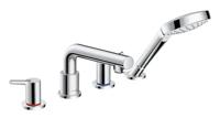 Hansgrohe Talis S viergats badrandmengkraan afbouwdeel voor inbouwdeel voor inbouwdeel 13244180, chroom - thumbnail