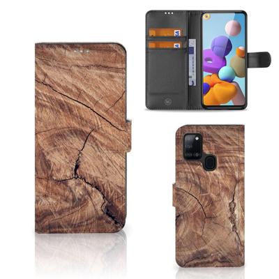 Samsung Galaxy A21s | Book Style Case | Tree Trunk