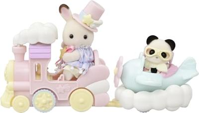 Sylvanian Families pretpark set vliegtuig en trein 5819
