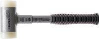 Halder Kunststofhamer | lengte 310 mm hoofd-d. 50 mm | stalen buis terugslagvrij | hard nylon wit | 1 stuk - 3377.050 - 3377.050 - thumbnail