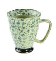 Blauwgrijze Mok - The Oriental Shop - 400ml - 9 x 11 cm - thumbnail