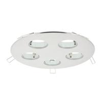 Luzern LED armatuur 5 voudig aluminium 876527 - thumbnail