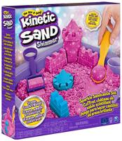 Kinetic Sand glinsterend zandkasteel speelset - roze - thumbnail