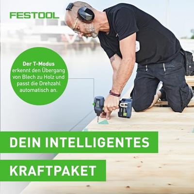 Festool TID 18 5,0/4,0-Set TPC 18/4 Accu Combiset 18V 4.0/5.0Ah in Systainer - 577654