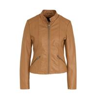anytime imitatieleren bikerjack cognac - thumbnail