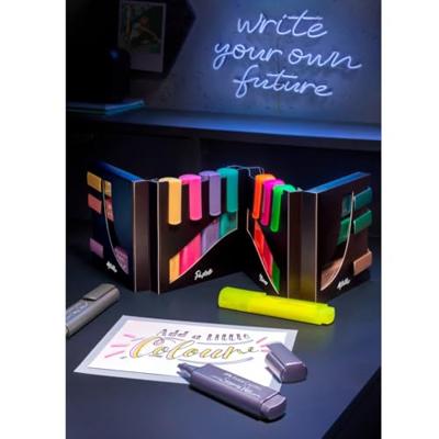 Faber Castell FC-254603 Tekstmarkers Deskset 4xNeon/4xPastel/8xMetallic