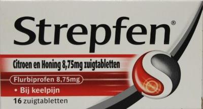 Strepfen Citroen & Honing 8.75mg Zuigtabletten
