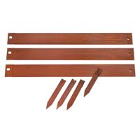 Nature grasrand set cortenstaal 3 x 91 cm - thumbnail