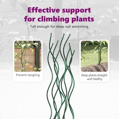 VidaXL Plantondersteuning 20 pcs groen 110 x 0.6 x 0.6 cm staal