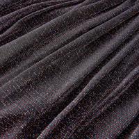 Kinderrokje geplooid met glitters 116 marineblauw - thumbnail