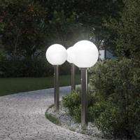 Bolderverlichting met sensor 3 stuks 80 cm RVS IP44 - thumbnail